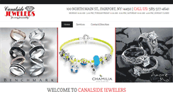 Desktop Screenshot of canalsidejewelers.com